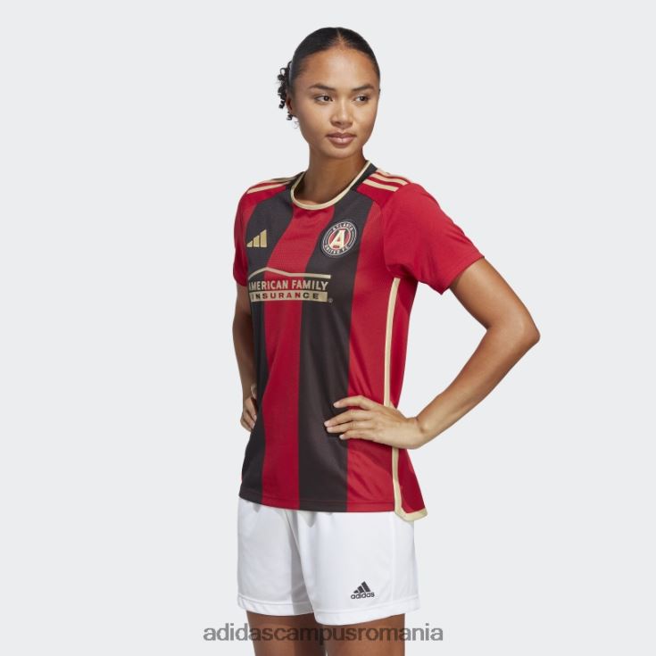 adidas campus romania tricou home atlanta united fc 23/24 negru adidas femei negru/rosu victorie J266N222908