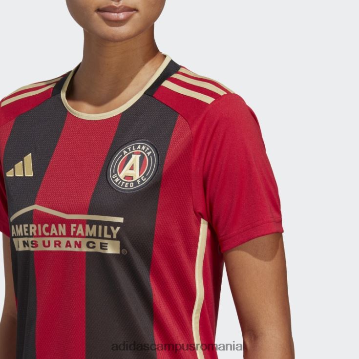 adidas campus romania tricou home atlanta united fc 23/24 negru adidas femei negru/rosu victorie J266N222908