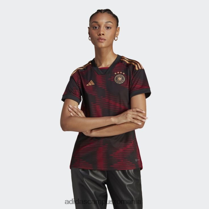 adidas campus romania tricou negru deplasare germania 22 femei negru J266N222891