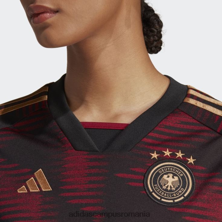 adidas campus romania tricou negru deplasare germania 22 femei negru J266N222891