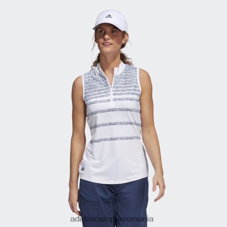 adidas campus romania tricou polo fără mâneci cu dungi în os de pește bleumarin femei marina J266N222655