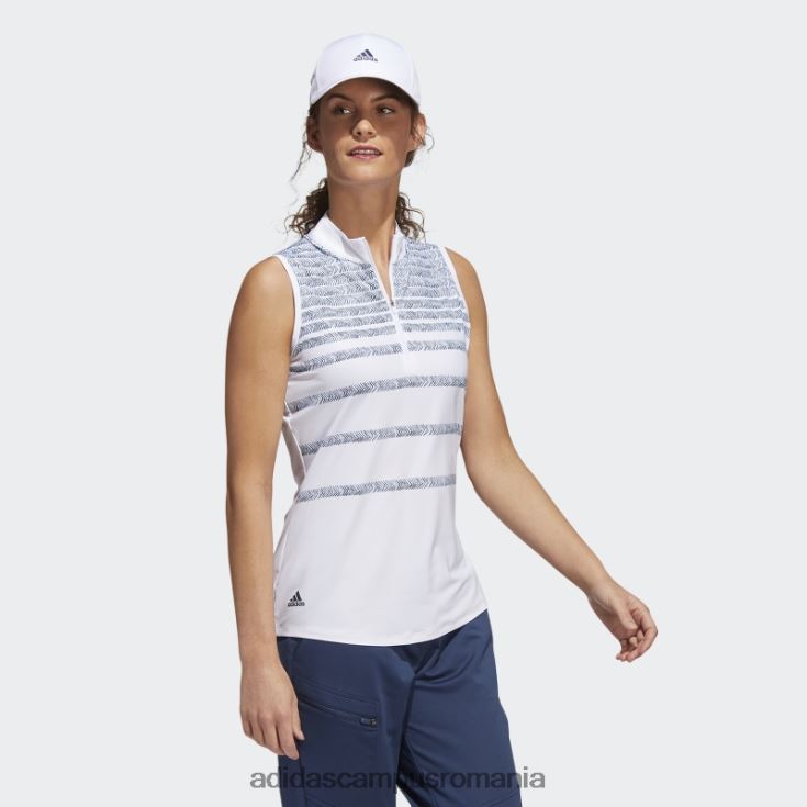 adidas campus romania tricou polo fără mâneci cu dungi în os de pește bleumarin femei marina J266N222655