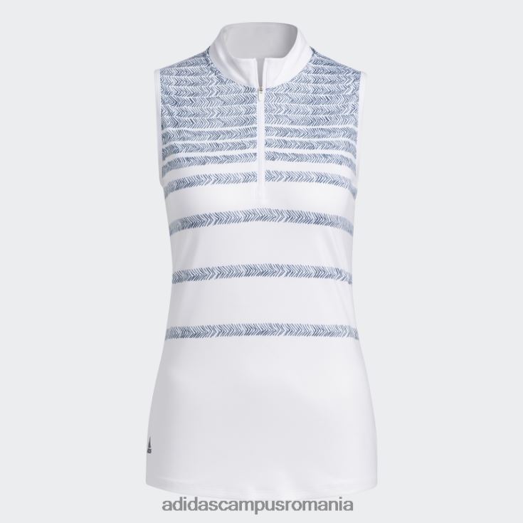 adidas campus romania tricou polo fără mâneci cu dungi în os de pește bleumarin femei marina J266N222655