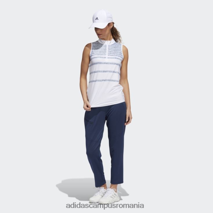 adidas campus romania tricou polo fără mâneci cu dungi în os de pește bleumarin femei marina J266N222655