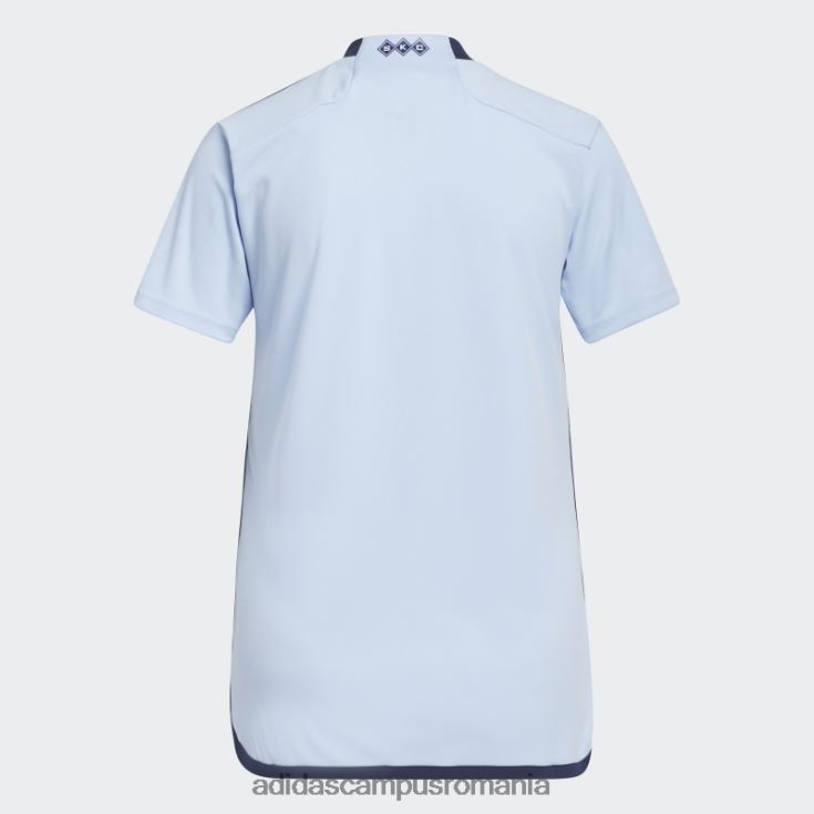adidas campus romania tricou sporting Kansas City 23/24 acasă, albastru strălucitor femei albastru strălucitor/indigo noapte J266N222904