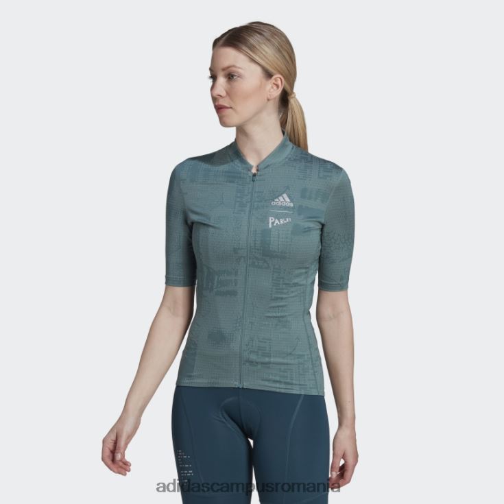adidas campus romania tricoul ciclism cu mânecă scurtă parley hazy emerald adidas femei smarald neclar J266N222872