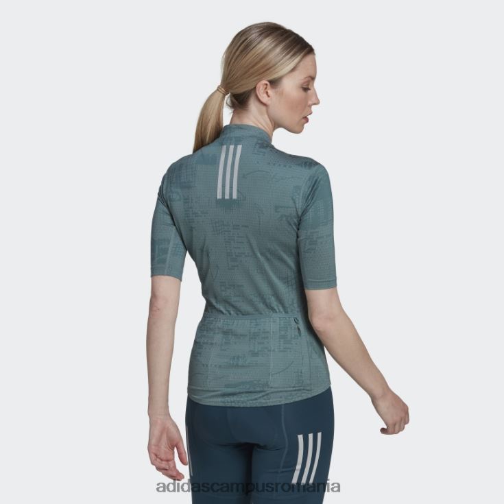 adidas campus romania tricoul ciclism cu mânecă scurtă parley hazy emerald adidas femei smarald neclar J266N222872