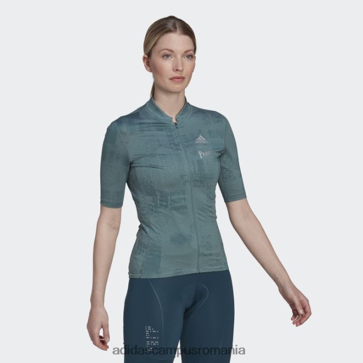 adidas campus romania tricoul ciclism cu mânecă scurtă parley hazy emerald adidas femei smarald neclar J266N222872