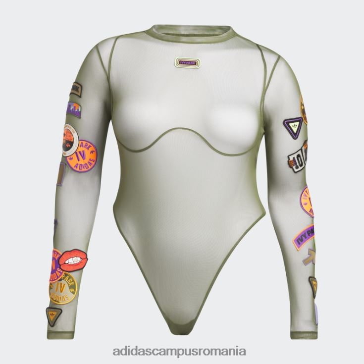 adidas campus romania Body cu plasă electrică din pin light (mărime plus) femei pin J266N223254
