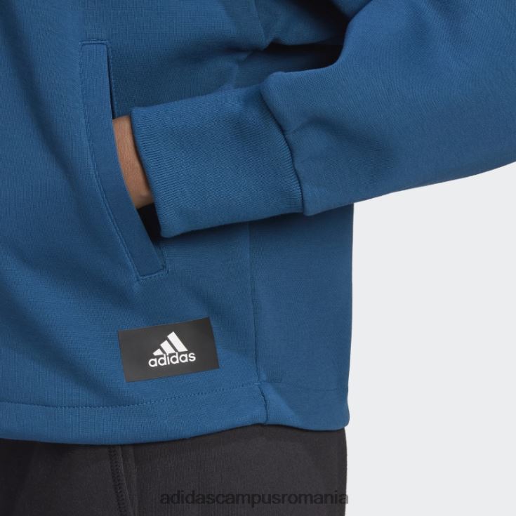 adidas campus romania Hanorac adidas cu fermoar sfert, emblema cu icoane viitoare marine femei marin J266N223097