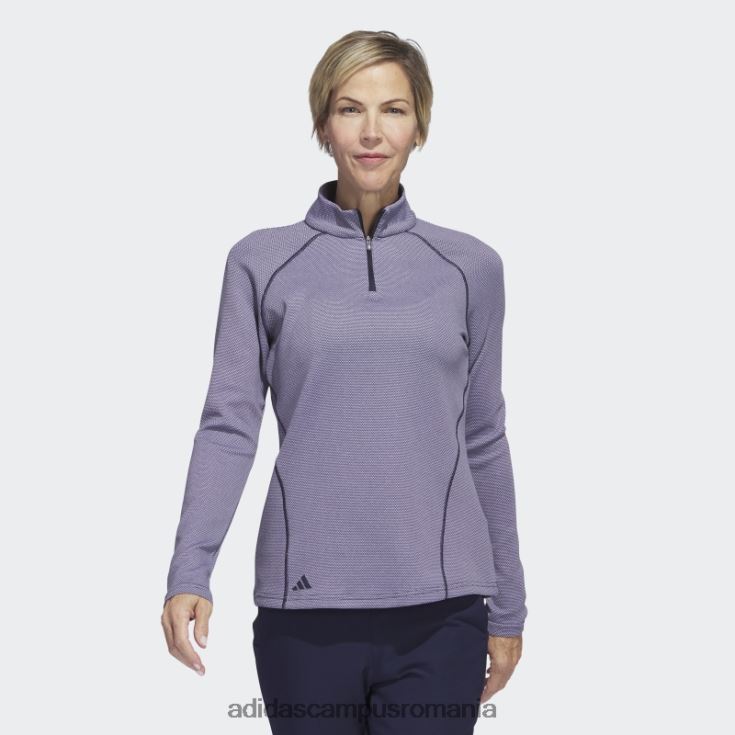 adidas campus romania Pulover de golf cu fermoar 1/4 bleumarin femei marina J266N223174