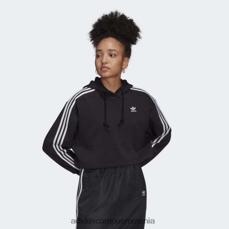 adidas campus romania adicolor classics crop hanorac negru femei negru J266N223005