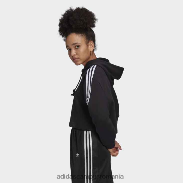 adidas campus romania adicolor classics crop hanorac negru femei negru J266N223005