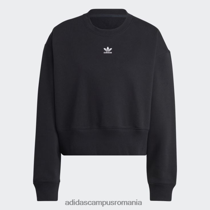adidas campus romania hanorac adicolor essentials crew negru femei negru J266N223065