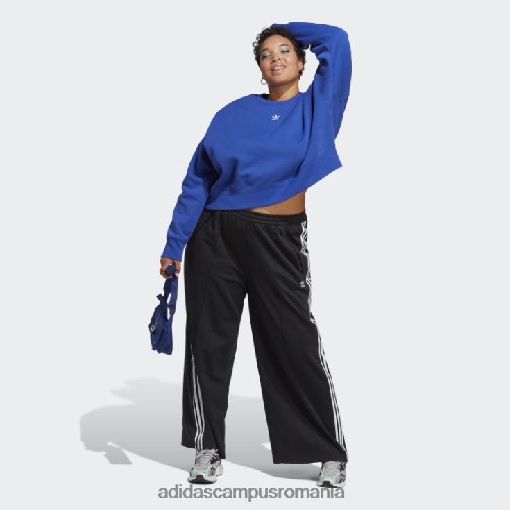 adidas campus romania hanorac adicolor essentials crew (plus size) albastru adidas femei albastru J266N223046