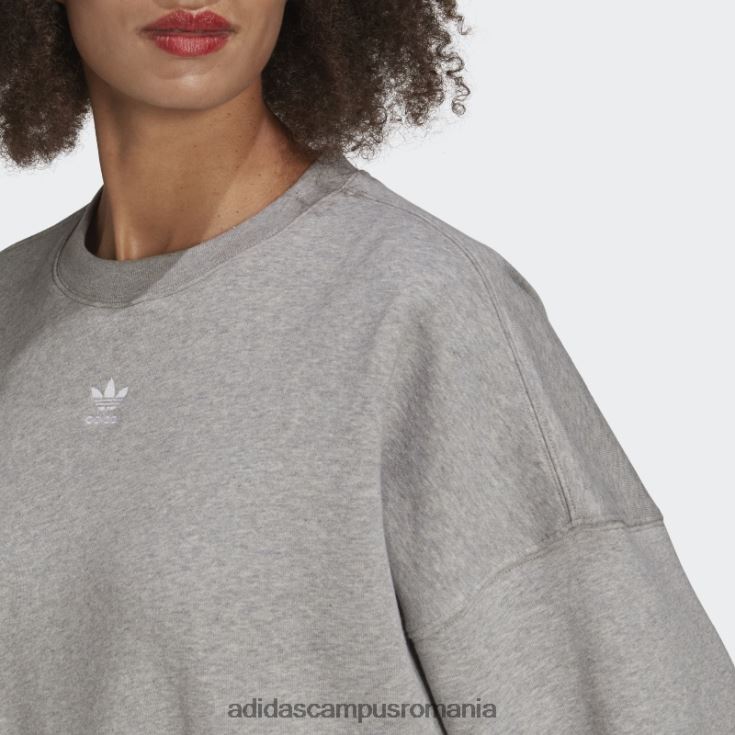 adidas campus romania hanorac adicolor essentials fleece gri mediu adidas femei gri mediu J266N223160