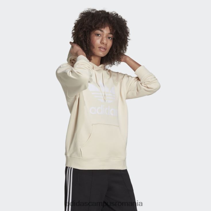 adidas campus romania hanorac adicolor trefoil alb femei alb J266N222993