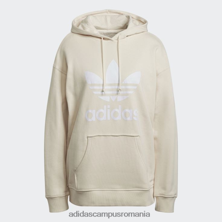 adidas campus romania hanorac adicolor trefoil alb femei alb J266N222993