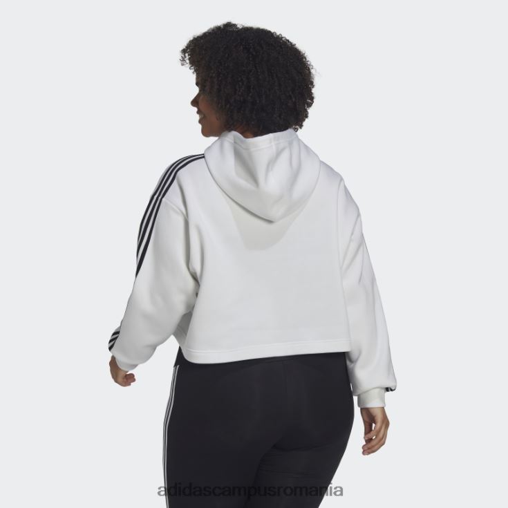 adidas campus romania hanorac alb adicolor classics (mărime plus) femei alb J266N223045