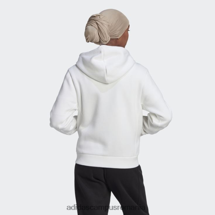 adidas campus romania hanorac alb cu fermoar din lână all szn femei alb J266N223200