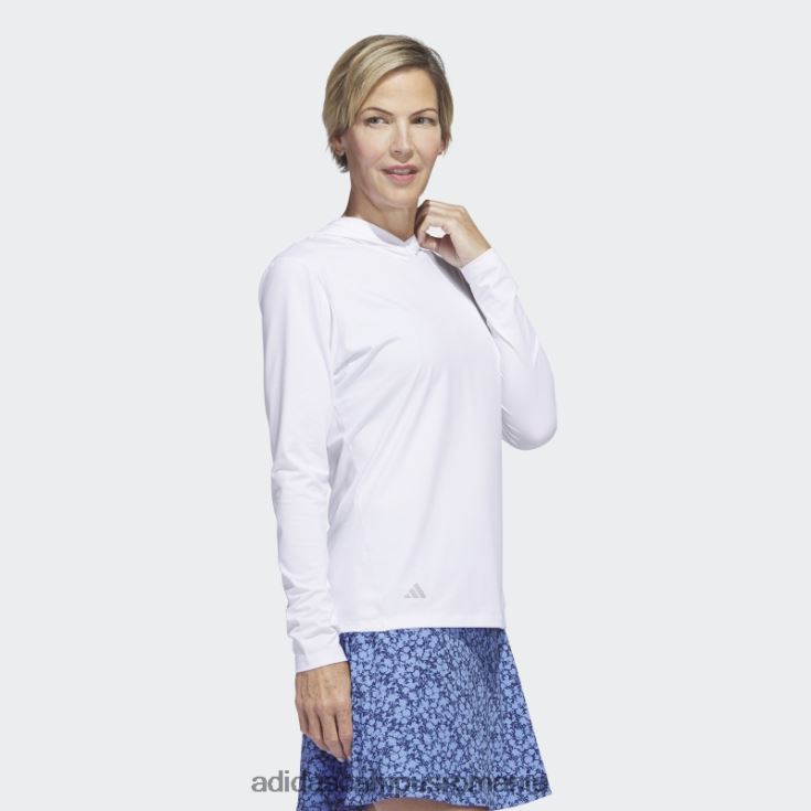 adidas campus romania hanorac alb de golf adidas femei alb J266N223199
