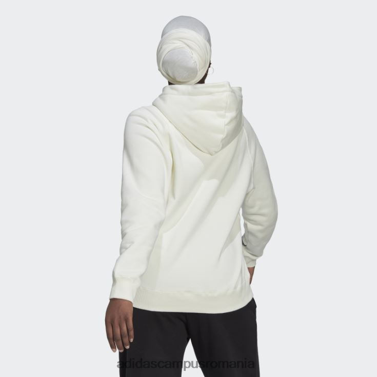 adidas campus romania hanorac alb supradimensionat cu glugă femei alb J266N223117