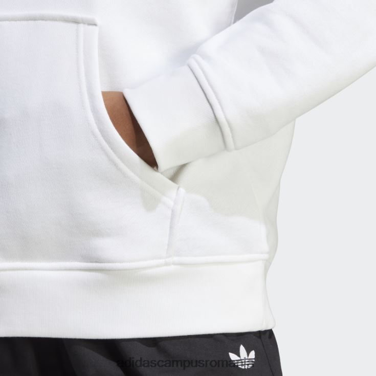 adidas campus romania hanorac alb trefoil femei alb J266N223093
