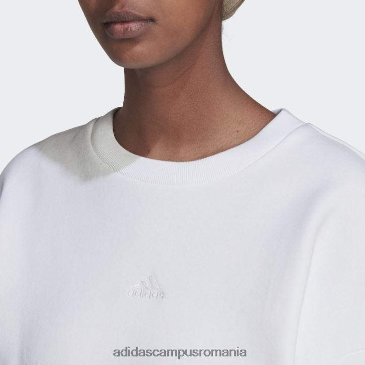 adidas campus romania hanorac all szn fleece alb adidas femei alb J266N223202