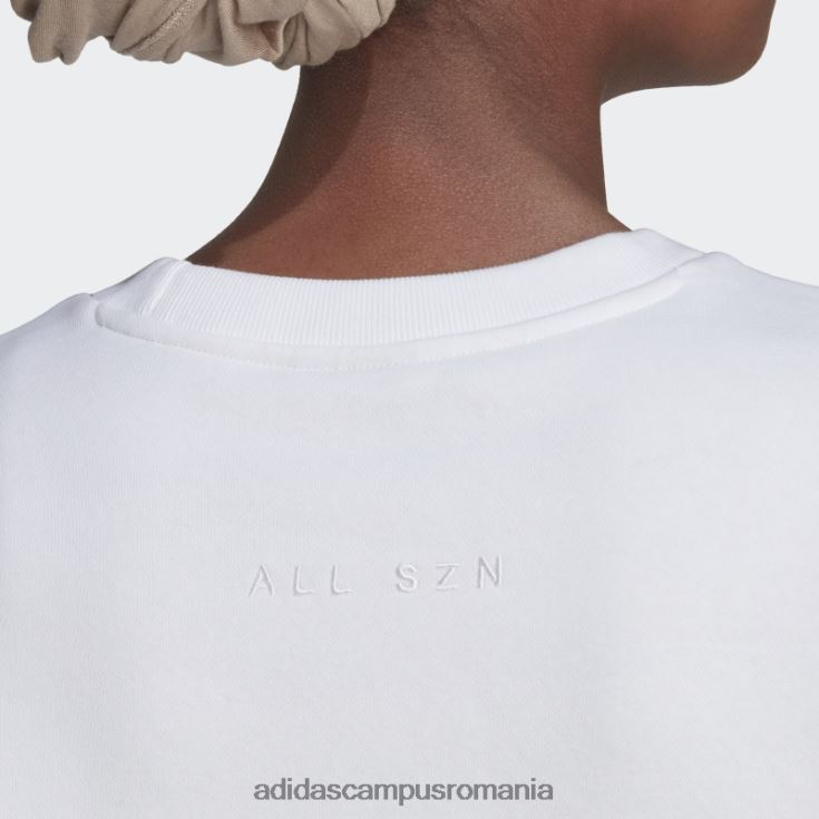 adidas campus romania hanorac all szn fleece alb adidas femei alb J266N223202
