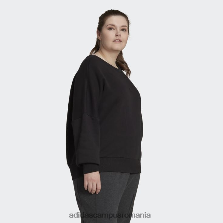 adidas campus romania hanorac all szn fleece (plus size) negru femei negru J266N223209