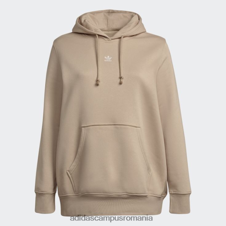 adidas campus romania hanorac bej adicolor essentials (mărime plus) femei bej J266N223032