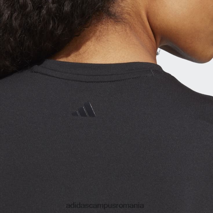 adidas campus romania hanorac crop negru yoga studio femei negru J266N223152