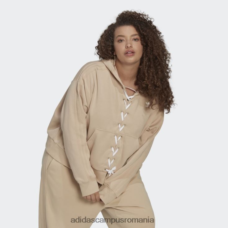 adidas campus romania hanorac cu dantelă bej întotdeauna original (plus mărime) adidas femei bej J266N223109