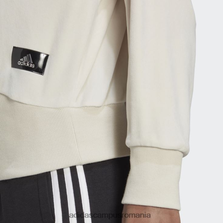adidas campus romania hanorac din velur confortabil holidayz din aluminiu femei aluminiu J266N223171