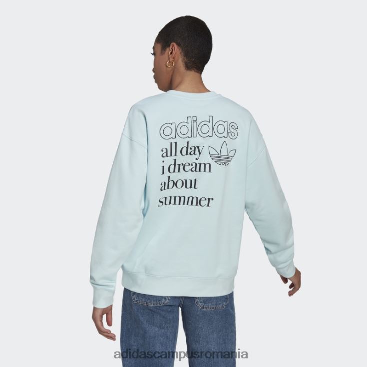 adidas campus romania hanorac grafic albastru adidas femei albastru J266N223100