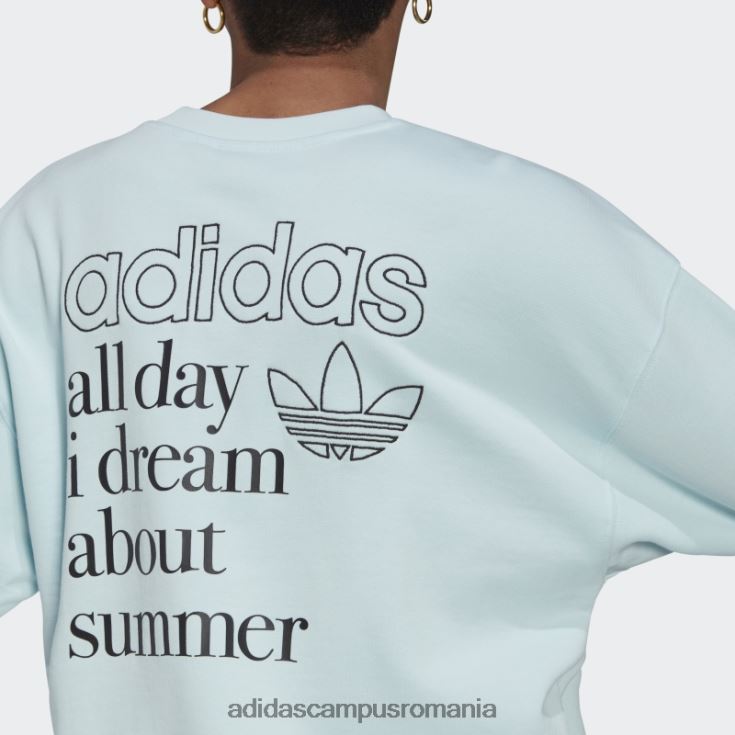 adidas campus romania hanorac grafic albastru adidas femei albastru J266N223100