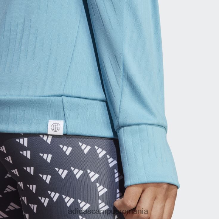 adidas campus romania hanorac pentru alergare albastru făcut pentru a fi refăcut femei albastru J266N223153