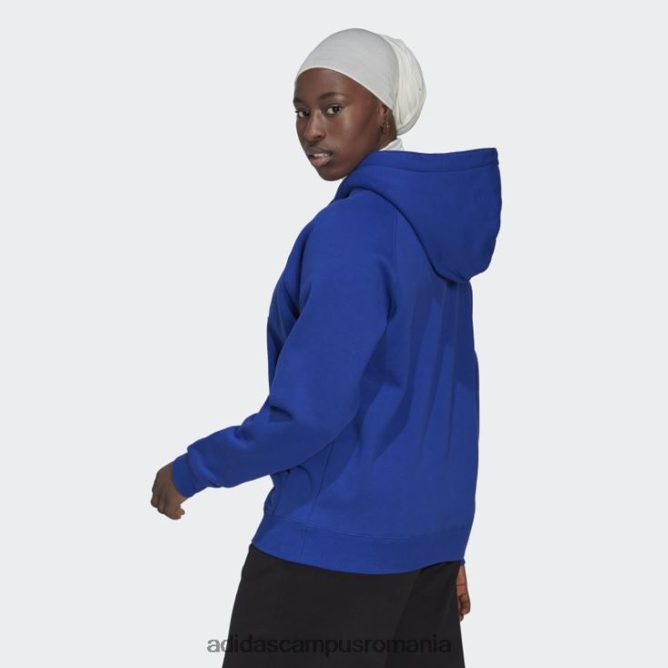 adidas campus romania hanorac supradimensionat cu glugă albastru femei albastru J266N223048