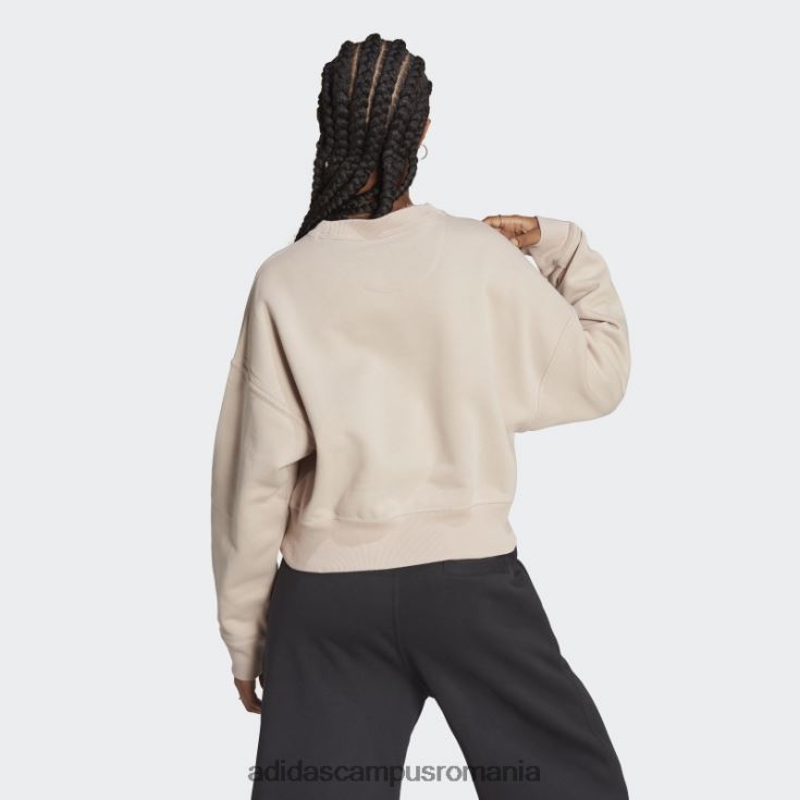 adidas campus romania hanorac taupe lounge fleece adidas femei taupe J266N223055