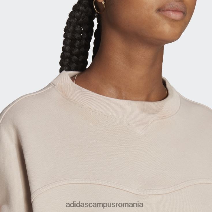 adidas campus romania hanorac taupe lounge fleece adidas femei taupe J266N223055