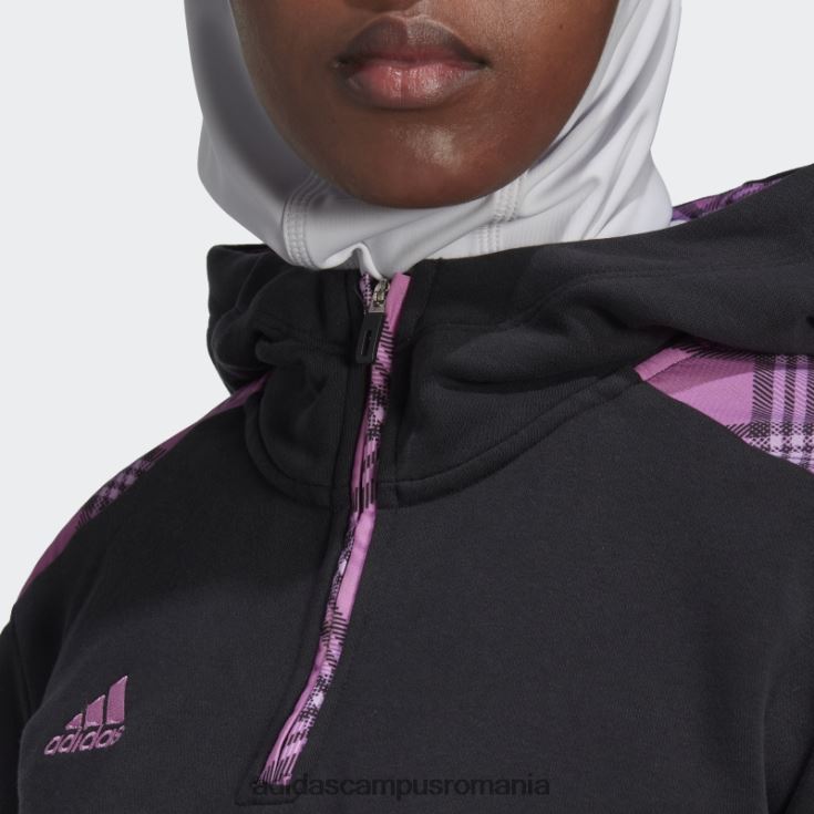adidas campus romania tiro winterized hanorac negru femei negru/liliac J266N223059