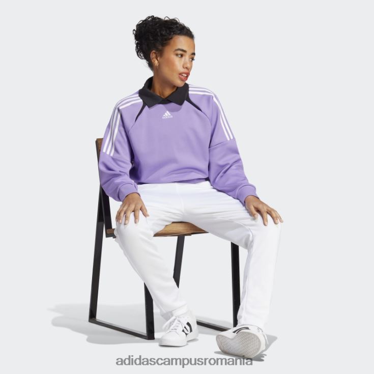 adidas campus romania trening hanorac violet femei violet/negru/alb J266N223071
