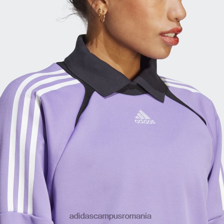 adidas campus romania trening hanorac violet femei violet/negru/alb J266N223071
