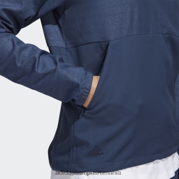 adidas campus romania Pulover adidas 1/4-snap imprimat bleumarin femei marina J266N224057