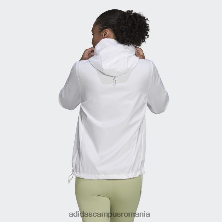adidas campus romania alb propriul alergat cu glugă femei alb J266N224083