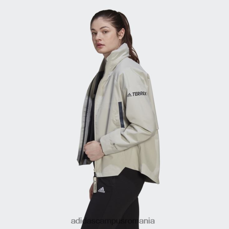 adidas campus romania aluminiu terrex ct myshelter rain.rdy jacheta femei aluminiu J266N224047