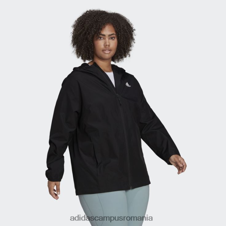 adidas campus romania black essentials rain.rdy jachetă (plus mărime) adidas femei negru J266N223283