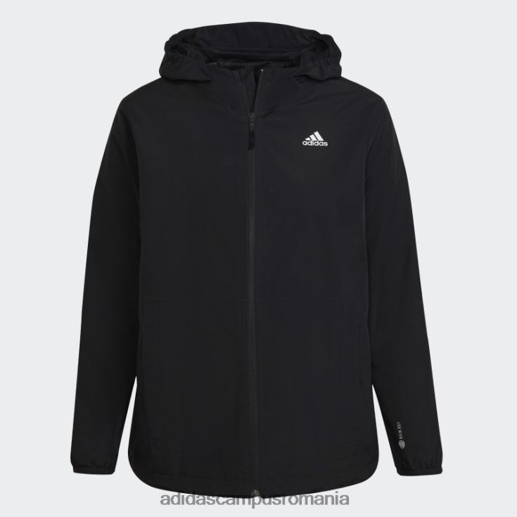 adidas campus romania black essentials rain.rdy jachetă (plus mărime) adidas femei negru J266N223283
