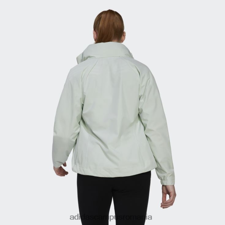 adidas campus romania bsc 3-stripes rain.rdy jacheta verde femei verde J266N224061