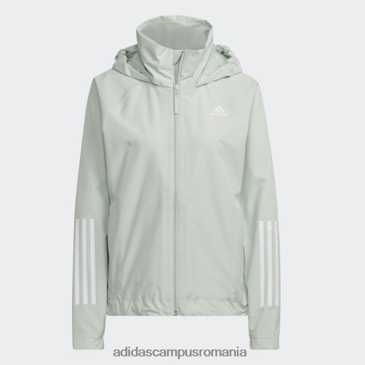 adidas campus romania bsc 3-stripes rain.rdy jacheta verde femei verde J266N224061